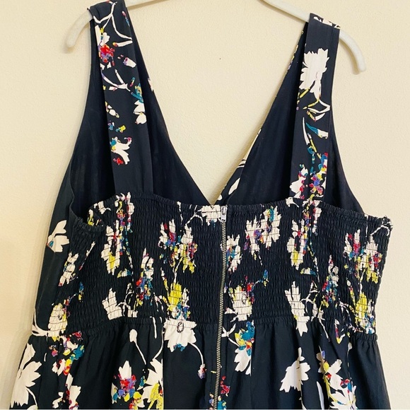 Jessica Simpson Black Floral Dress Size 2X - Picture 9 of 15
